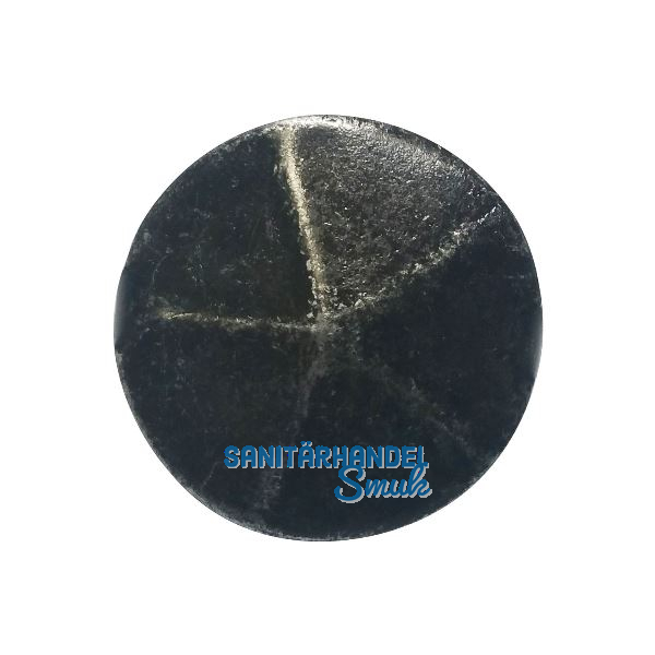 HALC� Abdeckzierkappe �25, verzinkt schwarz hell passiviert