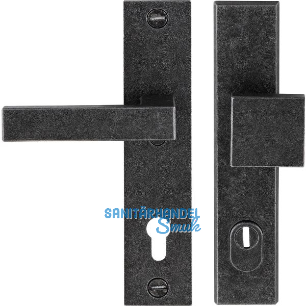 Sicherheits-Wechselgarnitur LECH PZ88, links, verzinkt schwarz passiviert