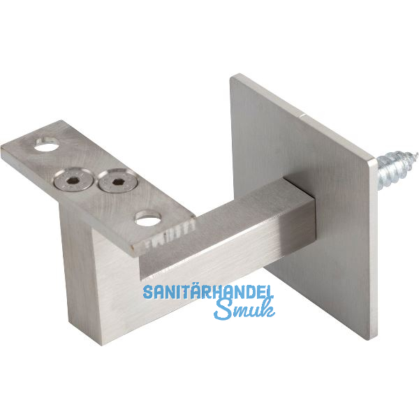 Handlauftr�ger mit Schraubbefestigung,Wandabstand 78 mm, Edelstahl