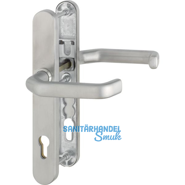 Dr�ckergarnitur LIVERPOOL - Schmalschild PZ, 77-82, Edelstahl matt