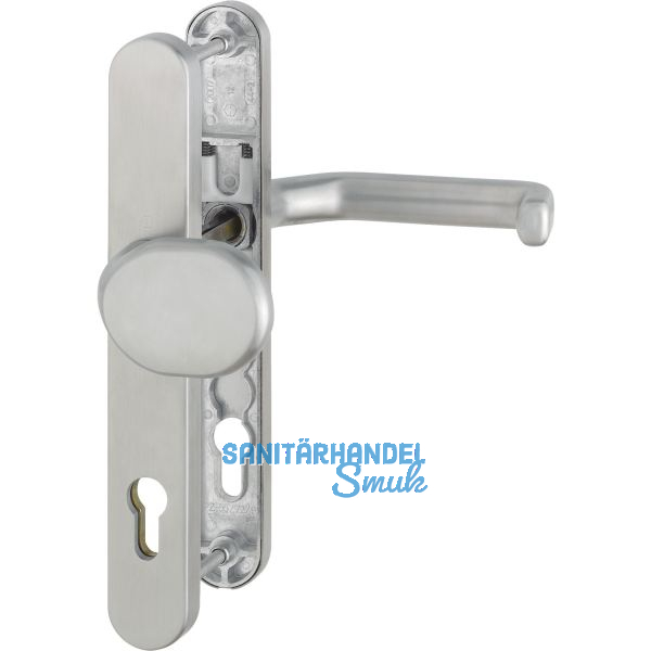 Wechselgarnitur LIVERPOOL - Schmalschild Knopf PZ, 77-82, matt