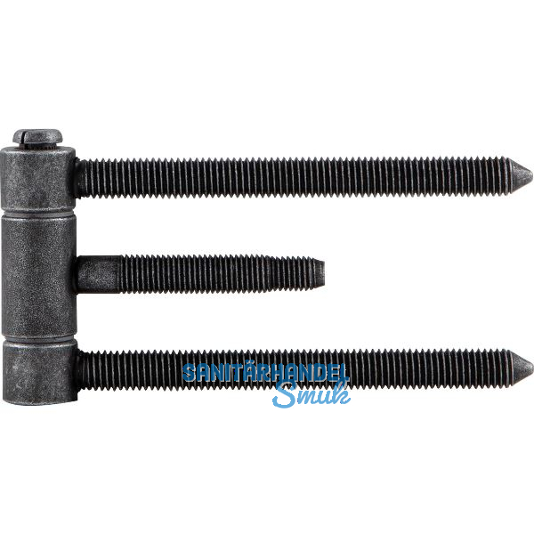 Steckband 3-teilig 18 mm, brandschutztauglich,Stahl verzinkt schwarz passiviert