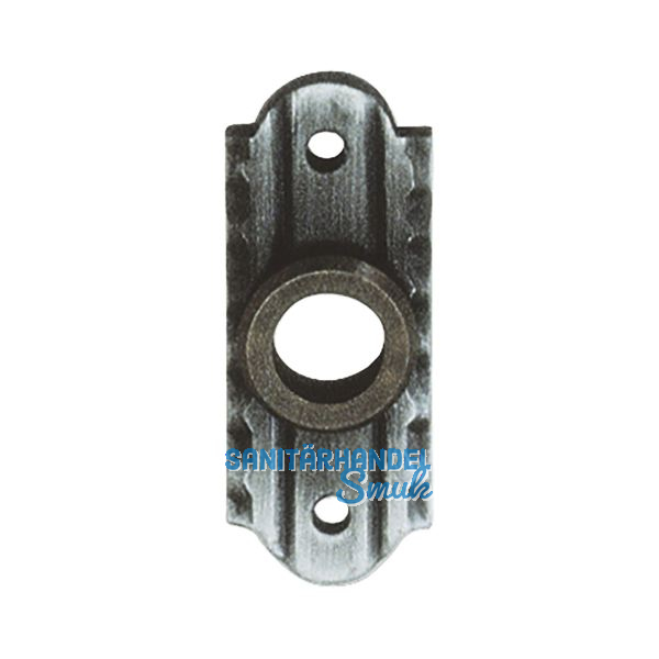 SCH�SSWENDER Dr�ckerrosette - 28 x 70 mm, Ansatz 18 mm, schwarz passiviert