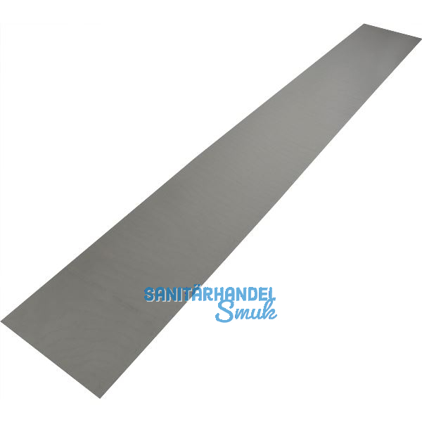 Sockelblech L�nge 1100 mm, Edelstahl geschliffen