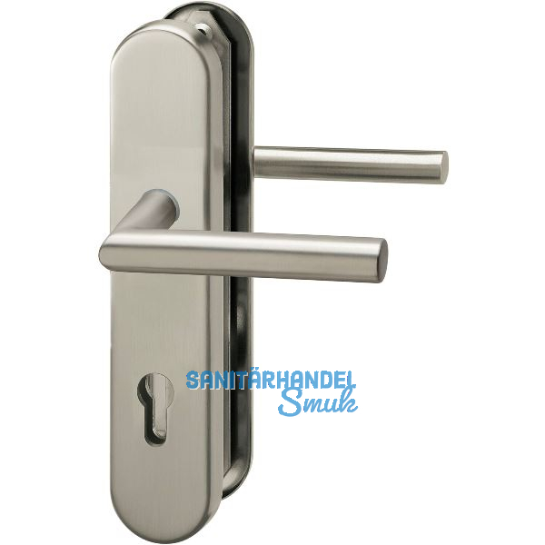 GRUNDMANN Sicherheits-Dr�ckergarnitur 2552 L-Form, 8,5 mm, RC2, Edelstahl matt