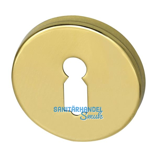 MARCHESI Schl�sselrosette BB, � 50 mm, Messing poliert, verdeckt
