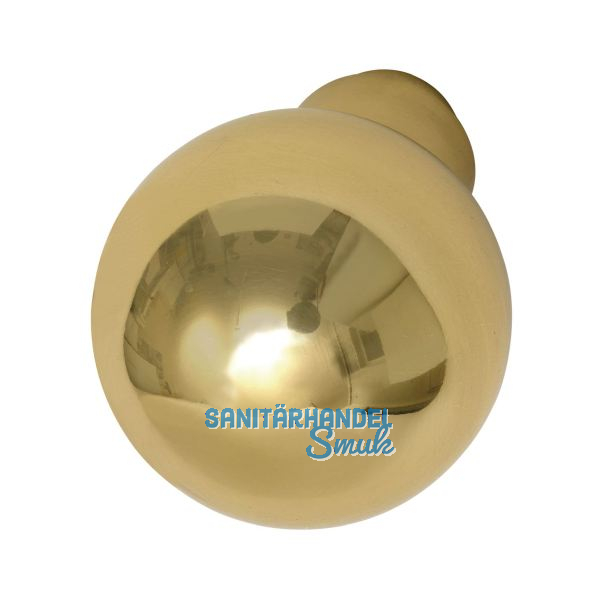 MARCHESI Knopfdr�ckerlochteil Kugelform, � 50 mm, Messing poliert