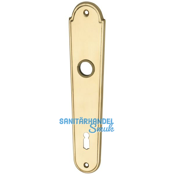 MARCHESI Langschild L�FFELFORM/POSTHORN - BB 90, Messing poliert