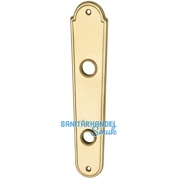 MARCHESI Langschild L�FFELFORM/POSTHORN - WC 90, Messing poliert