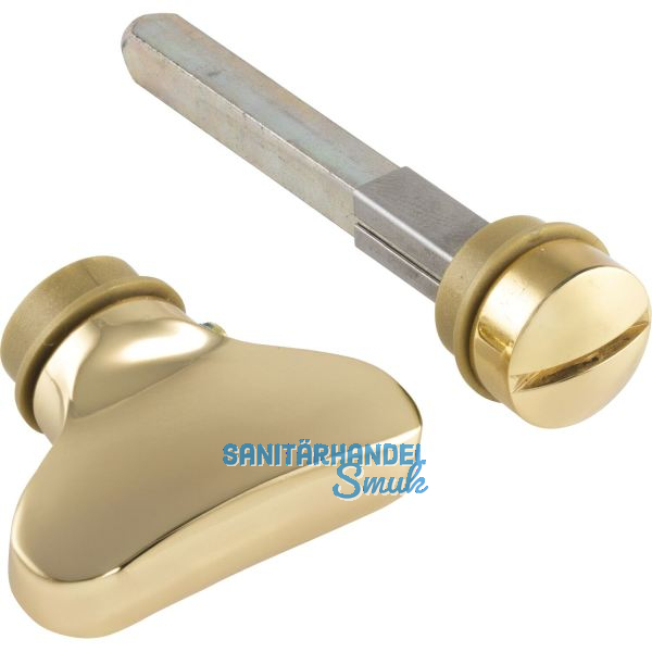 MARCHESI WC Sperrgarnitur, Messing poliert schutzlackiert