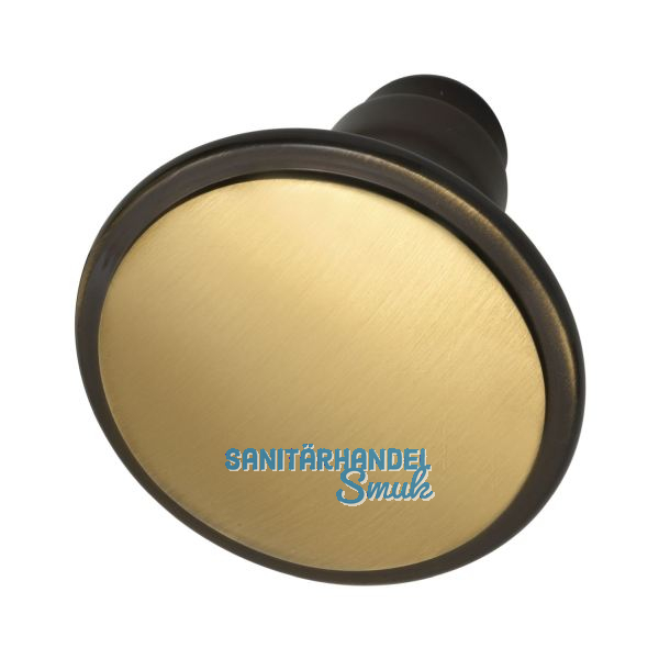 MARCHESI Knopfdr�ckerlochteil, � 55 mm, Messing patiniert