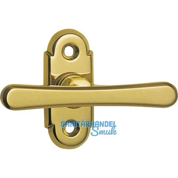 GRUNDMANN Fenstergriff ALT-WIEN 926 - sichtbar geschraubt, 7x35, Messing poliert