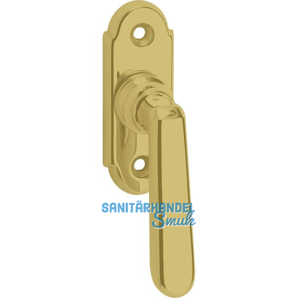 GRUNDMANN Fenstergriff ALT-WIEN 904 - sichtbar geschraubt, 7x35, Messing poliert