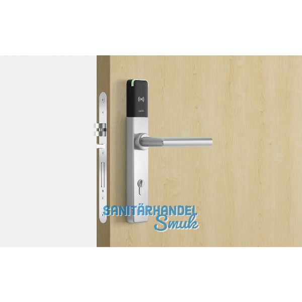 SALTO Langschildbeschlag XS4 One EM752WFH,PZ92,VK 9 mm,IP53,TS 75-90mm,Edelstahl