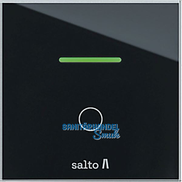 SALTO Wandleser Glas Mifare XS4 90 x 90 x 30 mm Glas 4 mm schwarz