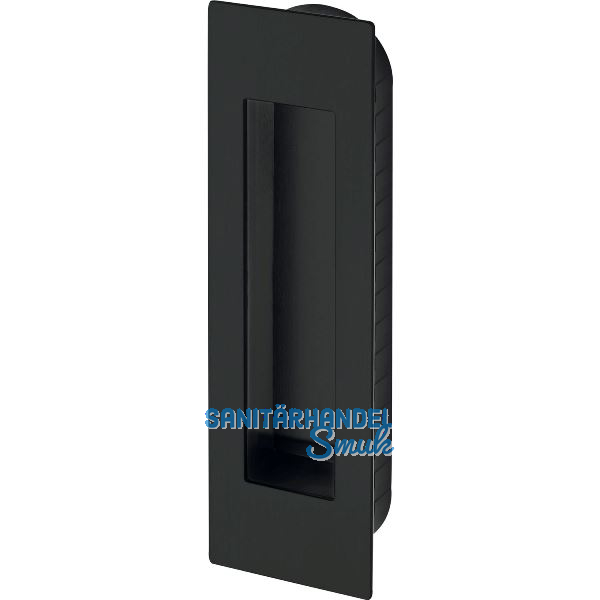 MARCHESI Schiebet�rmuschel eckig, 155 x 45 x 2 mm, Edelstahl schwarz
