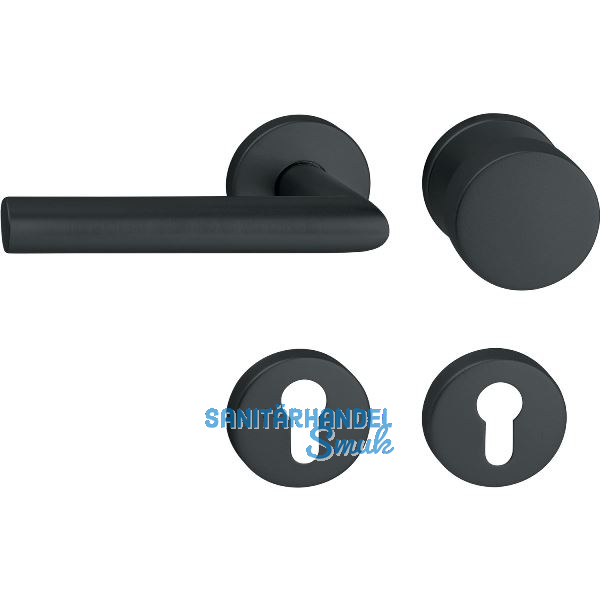 FH-Wechselgarnitur GEHRUNG - auf Rosette PZ, VK 8/8,5, 38 - 45, schwarz, L