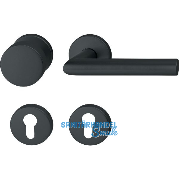 FH-Wechselgarnitur GEHRUNG - auf Rosette PZ, VK 8/8,5, 38 - 45, schwarz, R