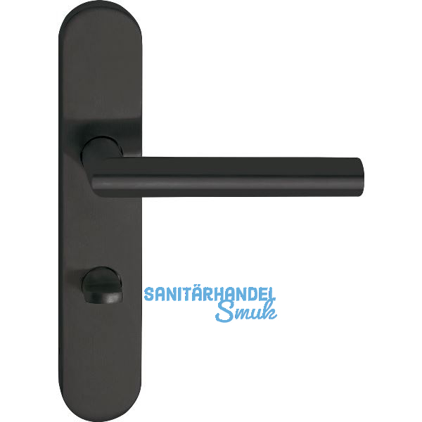 MARCHESI Dr�ckergarnitur GEHRUNG, WC 90 links, Edelstahl schwarz matt