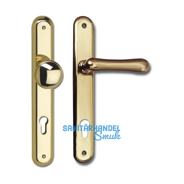 Haust�rwechselgt. ELEGANT 22 - auf Langschild PZ88, Messing poliert