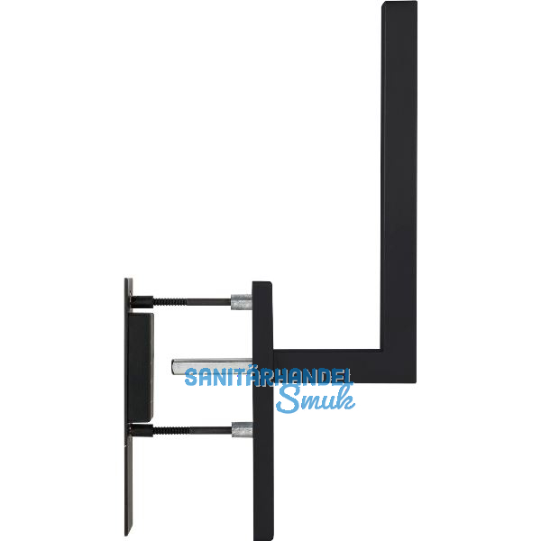 MARCHESI Hebeschiebegarnitur MALM� mit Muschelgriff, Edelstahl schwarz matt