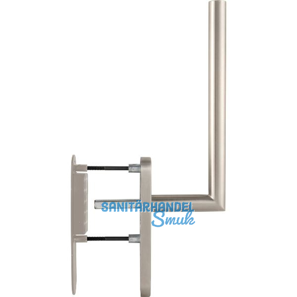 MARCHESI Hebeschiebegarnitur GEHRUNG mit Muschelgriff, Edelstahl matt