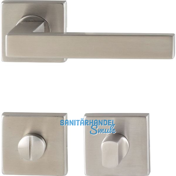 MARCHESI Dr�ckergarnitur CHIA WC, ohne St�tznocken, Edelstahl matt