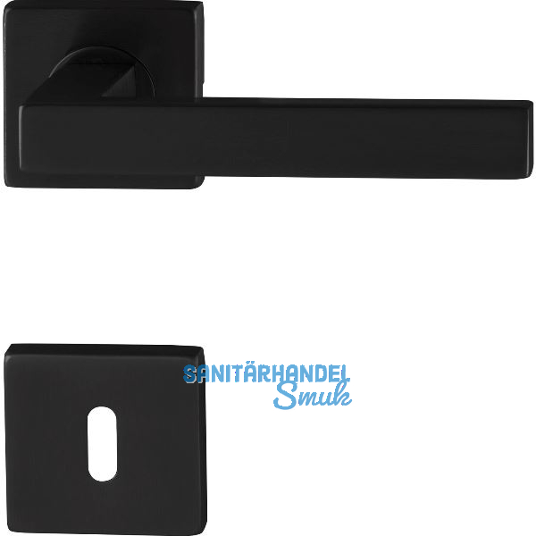 MARCHESI Dr�ckergarnitur CHIA BB, ohne St�tznocken, Edelstahl schwarz matt