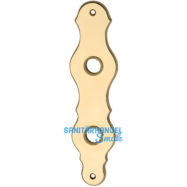 MARCHESI Langschild L�FFELFORM - WC 90, Messing poliert