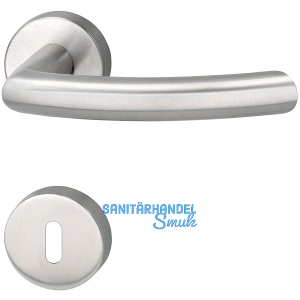 MARCHESI Dr�ckergarnitur ARC - auf Rosette BB, 38 - 45, Edelstahl matt