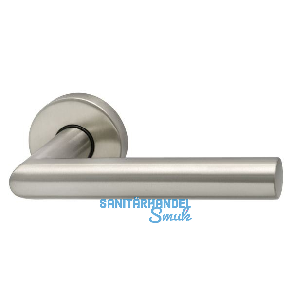 MARCHESI Dr�cker-Halbgarnitur GEHRUNG - auf Rosette, Edelstahl matt