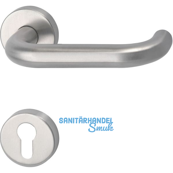 MARCHESI Dr�ckergarnitur HARMONIE - auf Rosette PZ, 38 - 45, Edelstahl matt