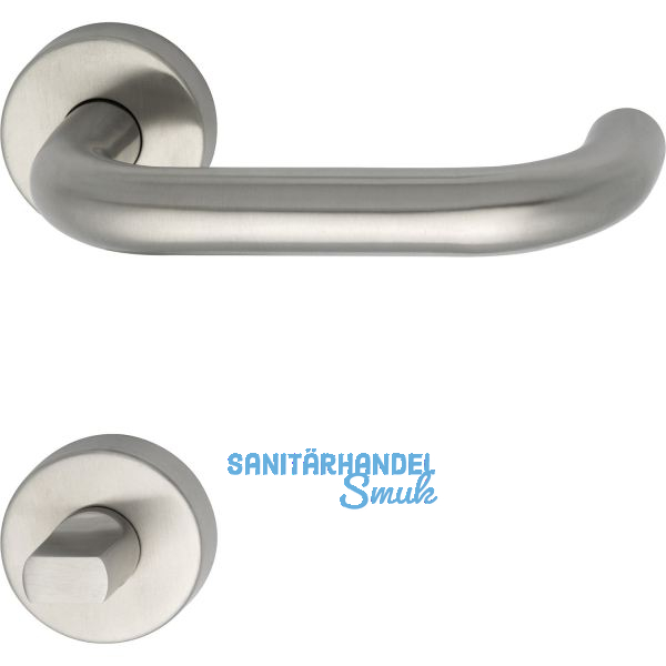 MARCHESI Dr�ckergarnitur HARMONIE - auf Rosette WC, 38 - 45, Edelstahl matt