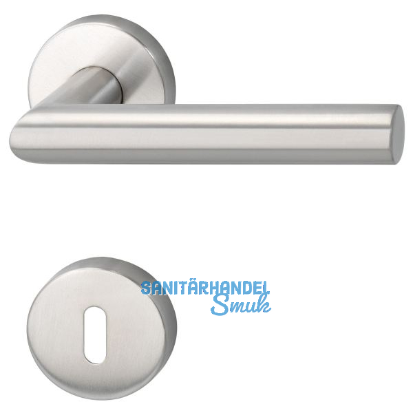 MARCHESI Dr�ckergarnitur GEHRUNG BB, mit St�tznocken, Edelstahl matt