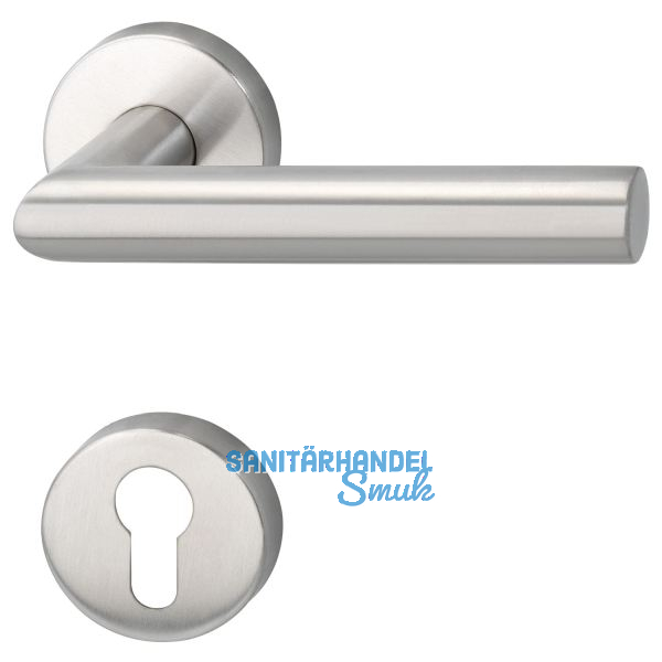 MARCHESI Dr�ckergarnitur GEHRUNG PZ, mit St�tznocken, Edelstahl matt