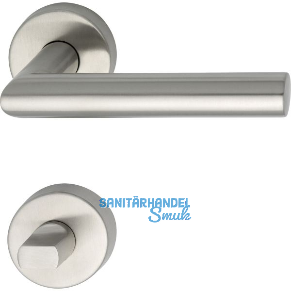 MARCHESI Dr�ckergarnitur GEHRUNG WC, mit St�tznocken, Edelstahl matt