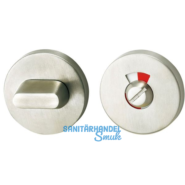 WC-Rosetten Edelstahl, Kunststoff Unterkonstruktion, � 52 x 10, rot/wei�