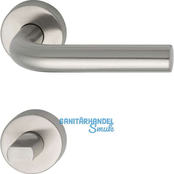 MARCHESI Dr�ckergarnitur HORIZONT - auf Rosette WC, 38 - 45, Edelstahl matt