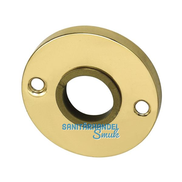MARCHESI Dr�ckerrosette 50 mm, Ansatz 18 mm, Messing poliert