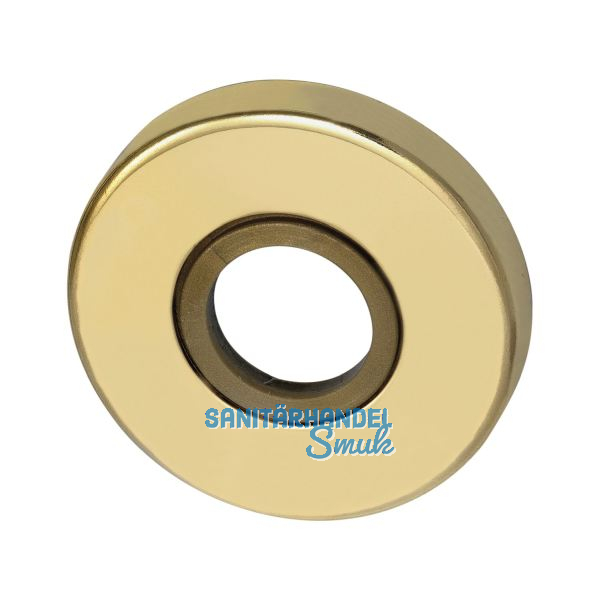 MARCHESI Dr�ckerrosette 50 mm, Ansatz 18 mm, Messing poliert, verdeckt