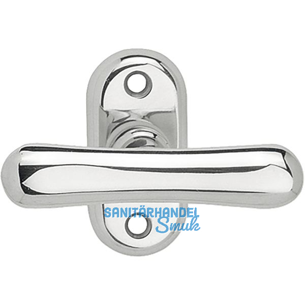 MARCHESI Fenstergriff ELEGANT - sichtbar geschraubt, 7x35, Messing verchromt