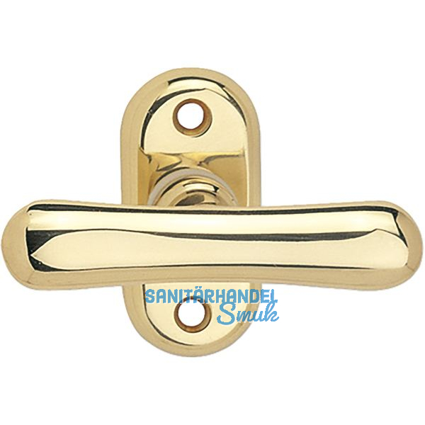 MARCHESI Fenstergriff ELEGANT - sichtbar geschraubt, 7x35, Messing poliert