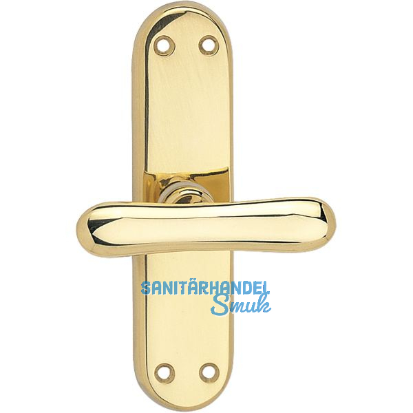 MARCHESI Fenstergriff ELEGANT - sichtbar geschraubt, Messing poliert