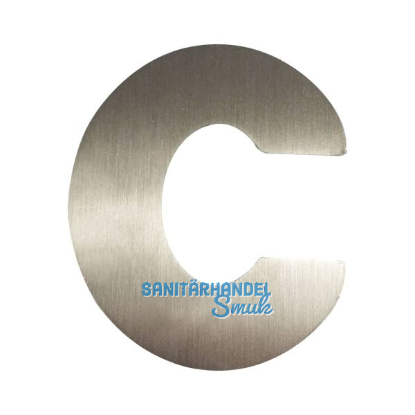 Kleinbuchstabe c, H�he 60 mm, Edelstahl