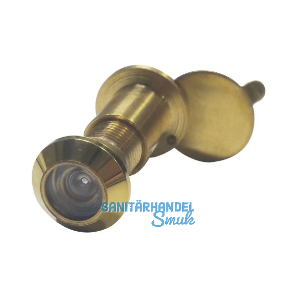 T�rgucker � 12 mm, Weitwinkel 170�, TS 35-55 mm, Messing poliert