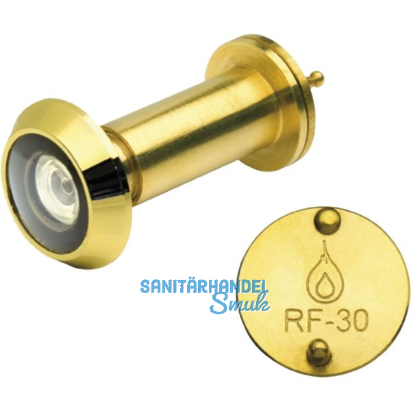 SOLIDO T�rgucker � 14, Linse 200�, TS 35-55 mm, Messing, branddschutztauglich