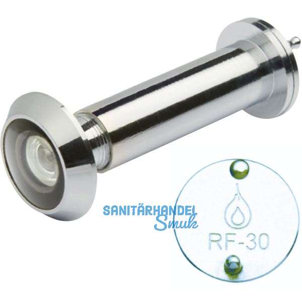 SOLIDO T�rgucker � 14, Linse 200�, TS 50-80 mm, verchromt, brandschutztauglich