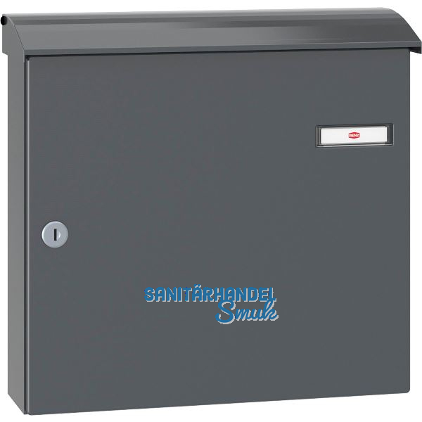 RENZ Aufh�ngebriefk�sten CONVEX - 380 x 360 x 115, anthrazitgrau RAL 7016