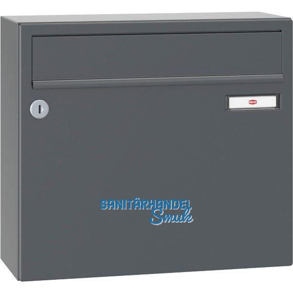 RENZ Aufh�ngebriefkasten SERIE 17 - 370 x 330 x 145, anthrazitgrau RAL 7016