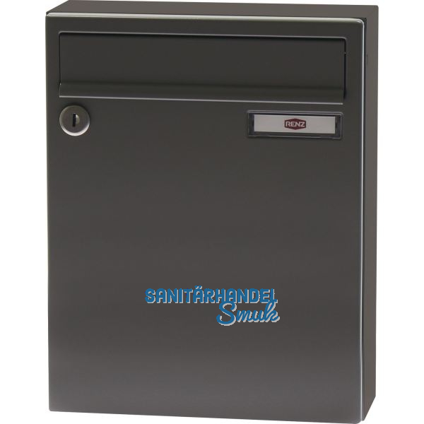 RENZ Aufh�ngebriefkasten SERIE 17 - 260 x 330 x 100, graualuminium RAL 9007